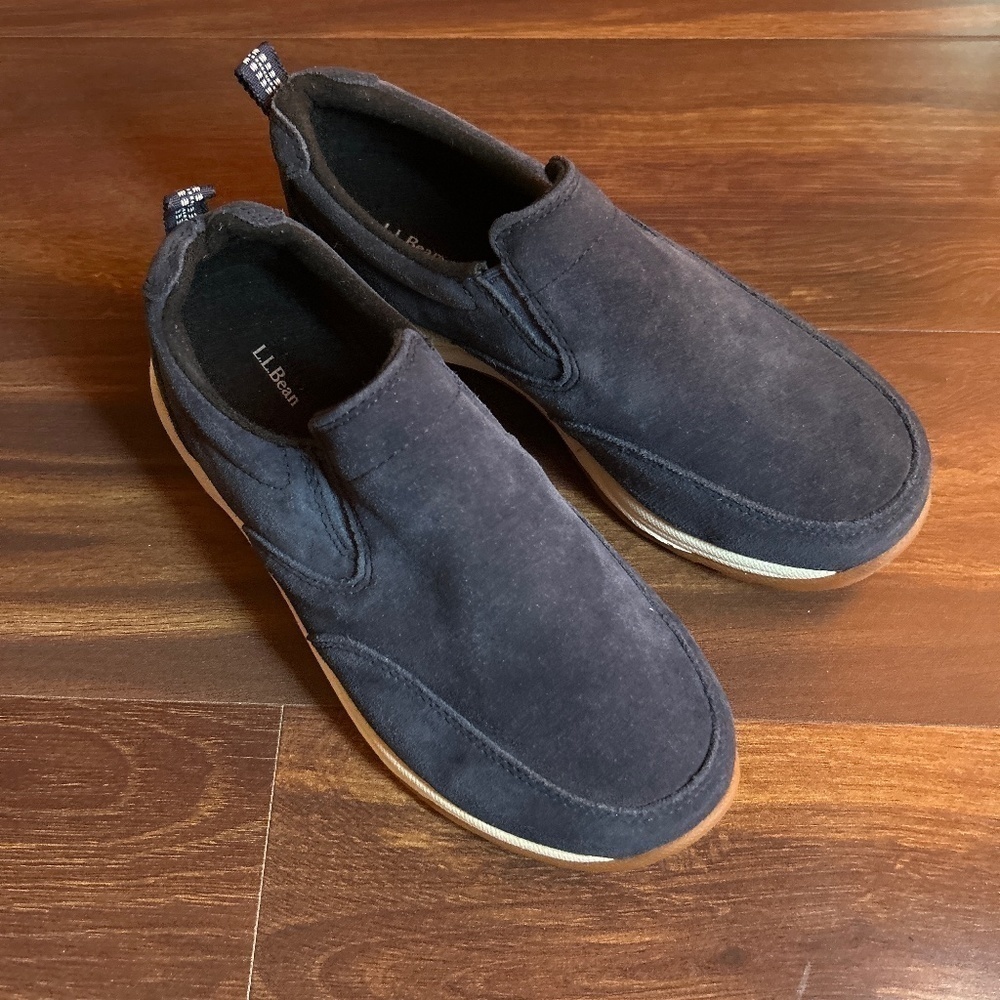 L.L. Bean Women's Blue Slip-On Sneakers